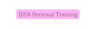ISSA Personal Training